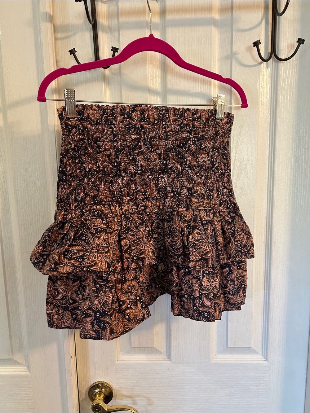 Madewell tiered mini skirt size 2 NWT